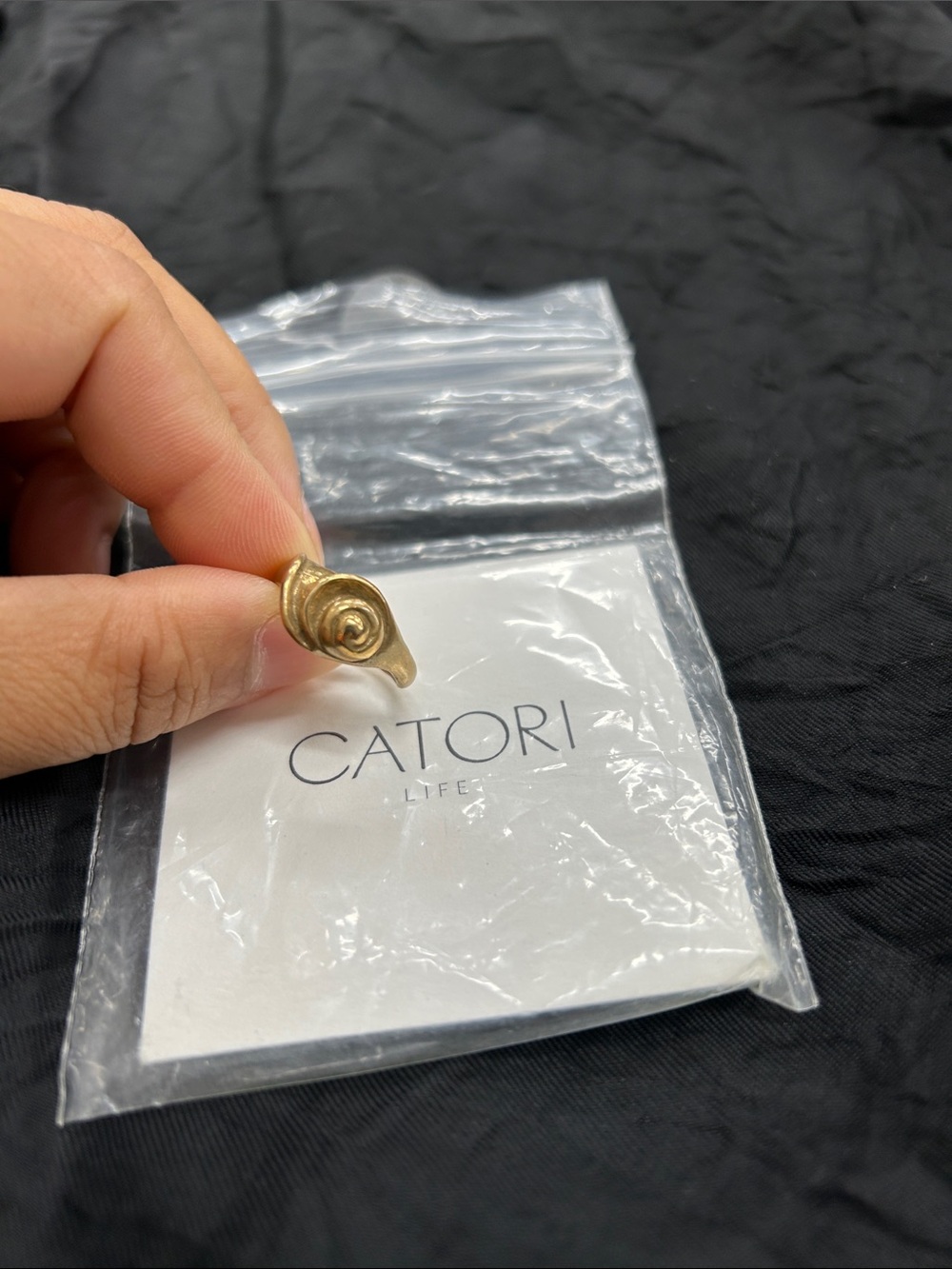 Catori Life Neptune Shell Ring | Bronze Size 7